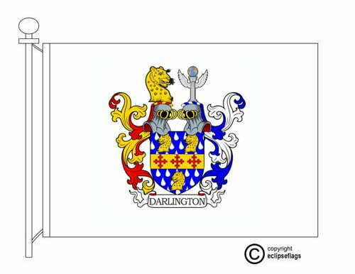 darlington coat of arms flag – EclipseFlags